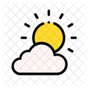 Cloudy Sun  Icon