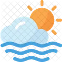 Cloudy Sun  Icon