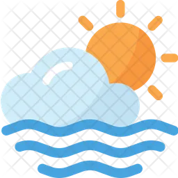 Cloudy Sun  Icon