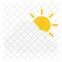 Cloudy sunny  Icon