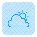 Cloudy Sunny  Icon