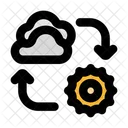 Cloudy Sunny Cycle Cloudy Sun Icon