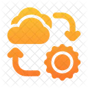 Cloudy Sunny Cycle  Icon