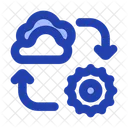 Cloudy Sunny Cycle  Icon