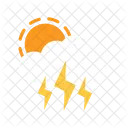 Sunny Weather Rain Icon