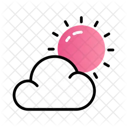 Cloudy weather  Icon