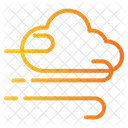 Cloudy Wind Wind Windy Icon