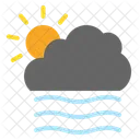 Cloudy Windy Day Weather Forecast Local Weather Icon