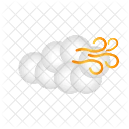 Cloudy Windy  Icon