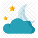 Cloudynight Night Moon Icon