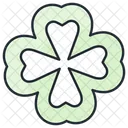 Clover Irish Shamrock Icon