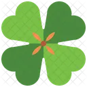 Clover St Patrick Day Shamrock Icon