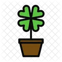 Clover Pot Leaf Icon