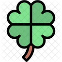 Clover Four Leaf Good Luck Icon