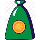 Clover Coins Bag  Icon