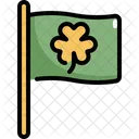 Flag Clover Shamrock Icon