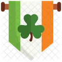 St Patrick Day Flag Ireland Icon
