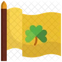 Flag St Patrick Day Shamrock Icon