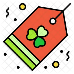 Clover Price Tag  Icon