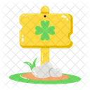 Clover Signboard  Icon