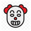 Zombie Kurbis Clown Symbol