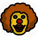 Clown Face Cartoon Icon