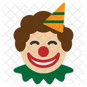Clown Funny Party Circus Joker Icon