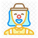 Clown Head Show Icon