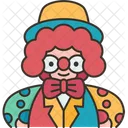 Clown Circus Happy 아이콘