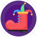 Joker Boot Clown Boot Boot Icon