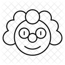 Clown Face  Icon