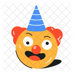 Clown Face  Icon