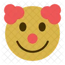 Clown face  Icon