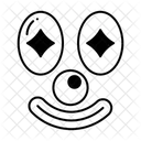 Clown Face Icon
