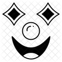 Clown Face  Icon