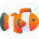 Clown Fish Fish Aquatic Animal Icon