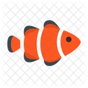 Clown Fish Fish Aquatic Animal Icon