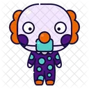 Clown Halloween Costume Icône