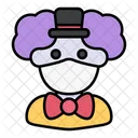 Clown Avatar Man Icône