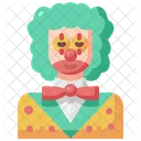 Clown Professions And Jobs Character Icône