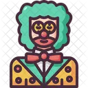 Clown Professions And Jobs Character Icône