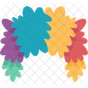 Clown Wig Costume Icône
