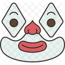 Clown Makeup Face Icône