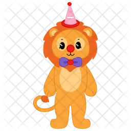 Clown lion  Icon