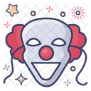 Scary Clown Evil Joker Halloween Icon
