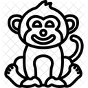Clown Monkey Clown Funny Icon