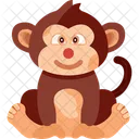 Clown Monkey Clown Funny Icon