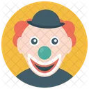 Clown Riant Clown Heureux Joker Icône