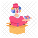 Clown Trick Clown Show Circus Clown Icône