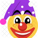 Clown Joker Drole Icône